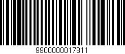 Código de barras (EAN, GTIN, SKU, ISBN): '9900000017811'