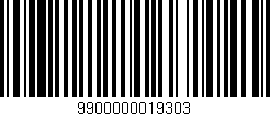 Código de barras (EAN, GTIN, SKU, ISBN): '9900000019303'
