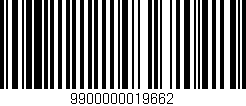 Código de barras (EAN, GTIN, SKU, ISBN): '9900000019662'