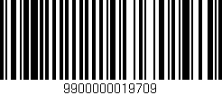 Código de barras (EAN, GTIN, SKU, ISBN): '9900000019709'