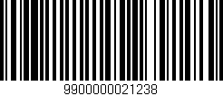 Código de barras (EAN, GTIN, SKU, ISBN): '9900000021238'