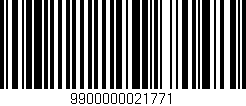Código de barras (EAN, GTIN, SKU, ISBN): '9900000021771'