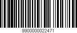 Código de barras (EAN, GTIN, SKU, ISBN): '9900000022471'