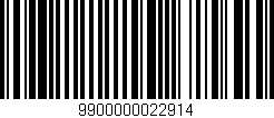 Código de barras (EAN, GTIN, SKU, ISBN): '9900000022914'