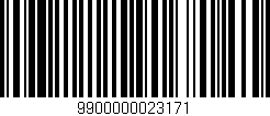 Código de barras (EAN, GTIN, SKU, ISBN): '9900000023171'