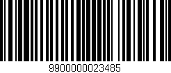 Código de barras (EAN, GTIN, SKU, ISBN): '9900000023485'