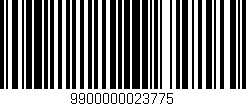 Código de barras (EAN, GTIN, SKU, ISBN): '9900000023775'