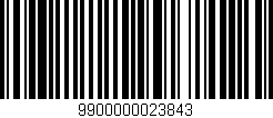 Código de barras (EAN, GTIN, SKU, ISBN): '9900000023843'