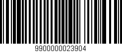 Código de barras (EAN, GTIN, SKU, ISBN): '9900000023904'