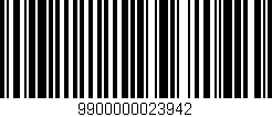 Código de barras (EAN, GTIN, SKU, ISBN): '9900000023942'