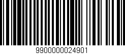 Código de barras (EAN, GTIN, SKU, ISBN): '9900000024901'