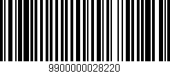 Código de barras (EAN, GTIN, SKU, ISBN): '9900000028220'