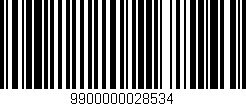 Código de barras (EAN, GTIN, SKU, ISBN): '9900000028534'