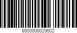 Código de barras (EAN, GTIN, SKU, ISBN): '9900000028602'