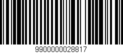 Código de barras (EAN, GTIN, SKU, ISBN): '9900000028817'