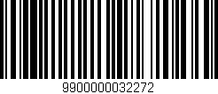 Código de barras (EAN, GTIN, SKU, ISBN): '9900000032272'