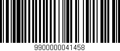 Código de barras (EAN, GTIN, SKU, ISBN): '9900000041458'