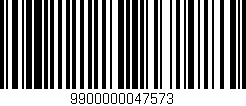 Código de barras (EAN, GTIN, SKU, ISBN): '9900000047573'