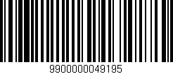 Código de barras (EAN, GTIN, SKU, ISBN): '9900000049195'