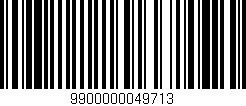 Código de barras (EAN, GTIN, SKU, ISBN): '9900000049713'