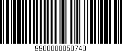 Código de barras (EAN, GTIN, SKU, ISBN): '9900000050740'