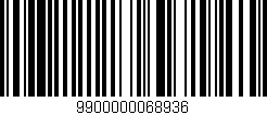 Código de barras (EAN, GTIN, SKU, ISBN): '9900000068936'