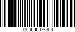 Código de barras (EAN, GTIN, SKU, ISBN): '9900000075606'