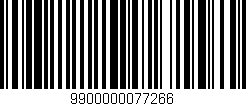 Código de barras (EAN, GTIN, SKU, ISBN): '9900000077266'
