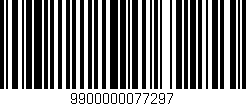 Código de barras (EAN, GTIN, SKU, ISBN): '9900000077297'