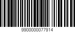 Código de barras (EAN, GTIN, SKU, ISBN): '9900000077914'