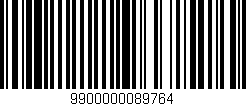 Código de barras (EAN, GTIN, SKU, ISBN): '9900000089764'