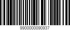 Código de barras (EAN, GTIN, SKU, ISBN): '9900000090937'