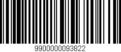 Código de barras (EAN, GTIN, SKU, ISBN): '9900000093822'