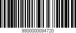 Código de barras (EAN, GTIN, SKU, ISBN): '9900000094720'