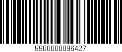 Código de barras (EAN, GTIN, SKU, ISBN): '9900000096427'