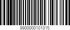 Código de barras (EAN, GTIN, SKU, ISBN): '9900000101015'