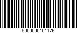 Código de barras (EAN, GTIN, SKU, ISBN): '9900000101176'