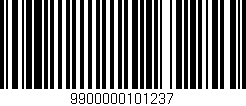 Código de barras (EAN, GTIN, SKU, ISBN): '9900000101237'