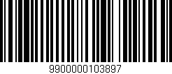 Código de barras (EAN, GTIN, SKU, ISBN): '9900000103897'
