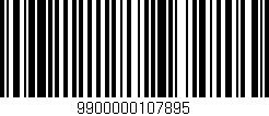 Código de barras (EAN, GTIN, SKU, ISBN): '9900000107895'