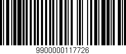 Código de barras (EAN, GTIN, SKU, ISBN): '9900000117726'