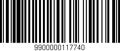 Código de barras (EAN, GTIN, SKU, ISBN): '9900000117740'