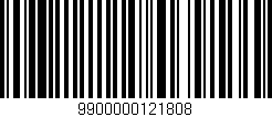 Código de barras (EAN, GTIN, SKU, ISBN): '9900000121808'