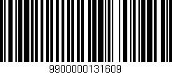 Código de barras (EAN, GTIN, SKU, ISBN): '9900000131609'