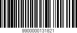 Código de barras (EAN, GTIN, SKU, ISBN): '9900000131821'