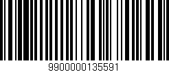 Código de barras (EAN, GTIN, SKU, ISBN): '9900000135591'