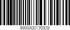 Código de barras (EAN, GTIN, SKU, ISBN): '9900000135928'