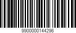 Código de barras (EAN, GTIN, SKU, ISBN): '9900000144296'