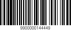 Código de barras (EAN, GTIN, SKU, ISBN): '9900000144449'