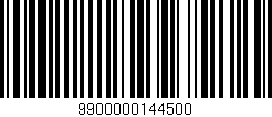 Código de barras (EAN, GTIN, SKU, ISBN): '9900000144500'